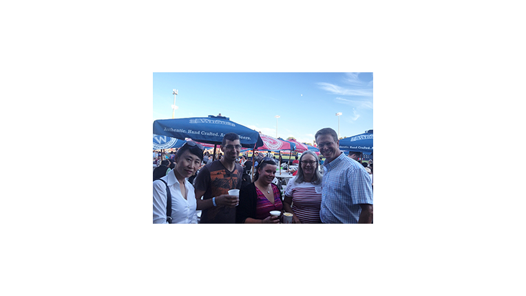 We recently enjoyed a night out to support our local baseball team!