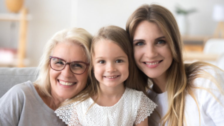 3 generations of women