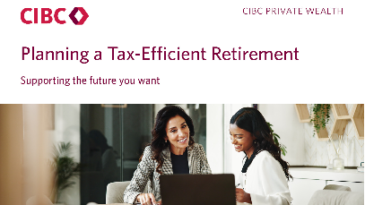 Planning a Tax-efficient retirement, showing two woman sitting at a table viewing a laptop.