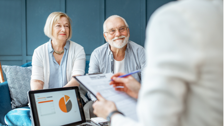 A couple in Consultation with an Advisor