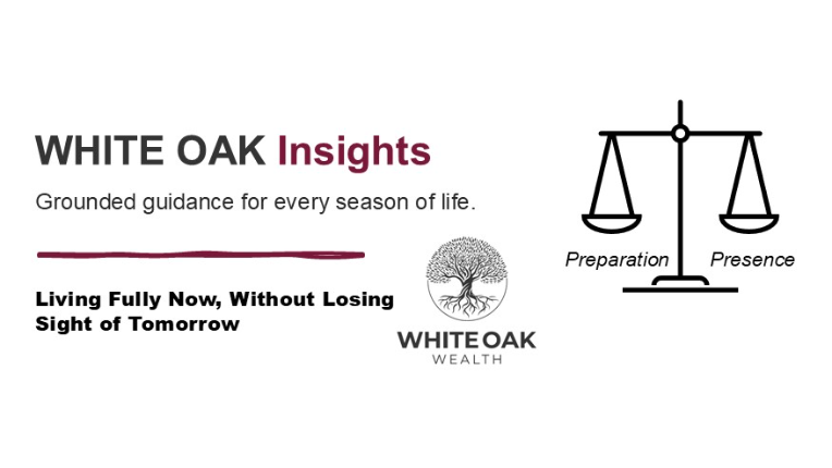White Oak Insights, a scale representing preparation and presence