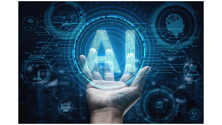 Image of AI in the palm of a hand