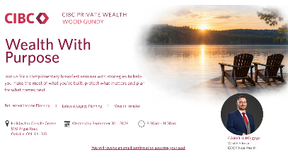 CIBC, wealth with purpose promo,