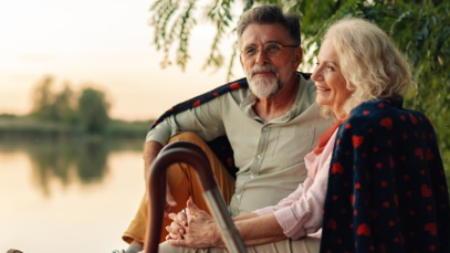 Picture of retired couple