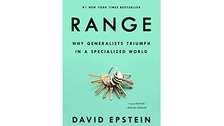 The cover of David Epstein's book Range.