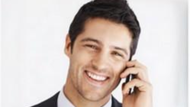 Business man on Phone