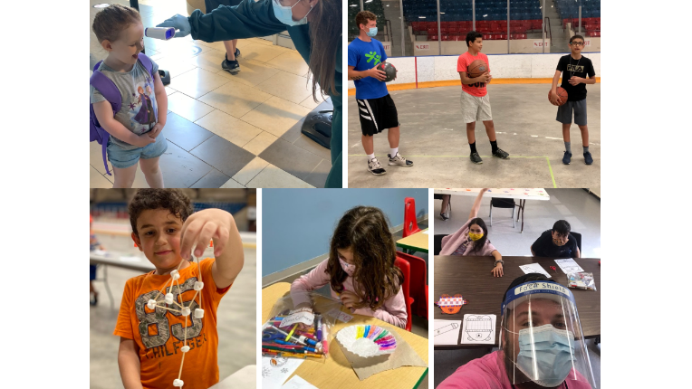 Kids of The Boys & Girls Club of Kingston & Area playing and doing activities