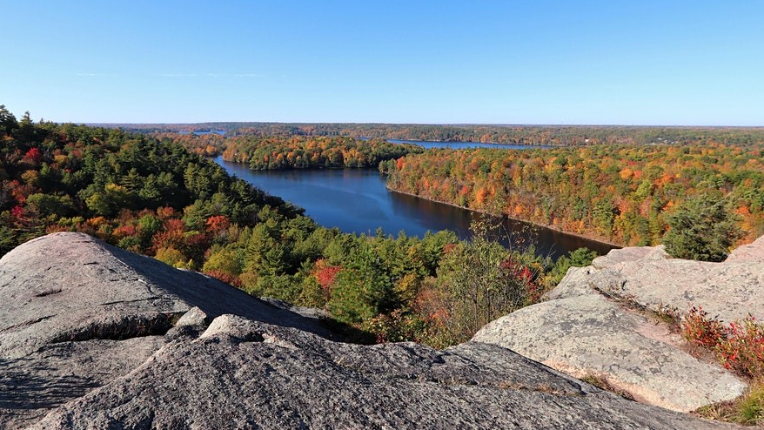 Scenic landscape taken atop Rock Dunder