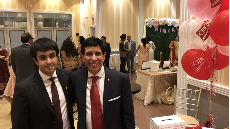 Avin Mehra standing together with Ankit Mehra at an event.