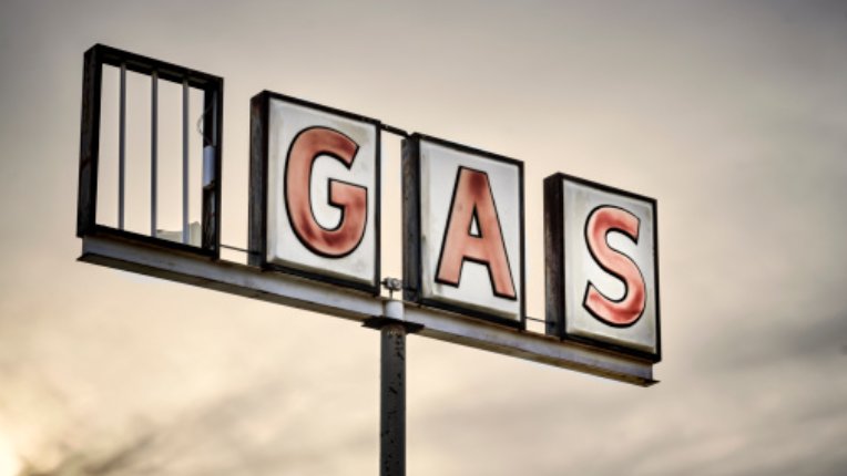 Vintage Gas Station Sign