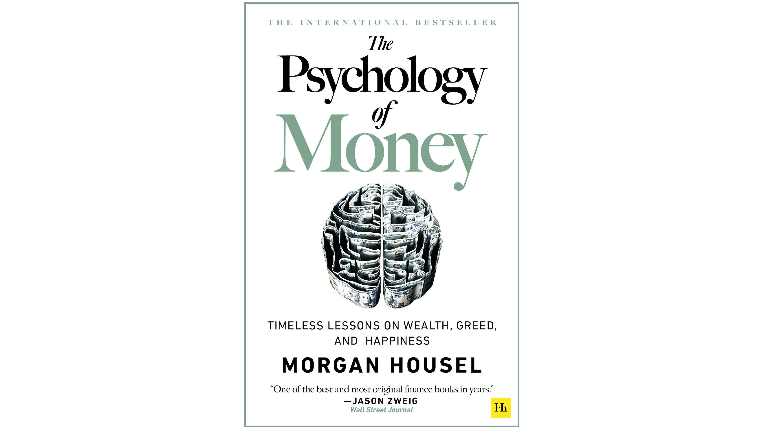 Book cover featuring a brain made out of dollar bills