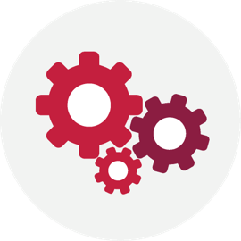 icon of 3 gears together