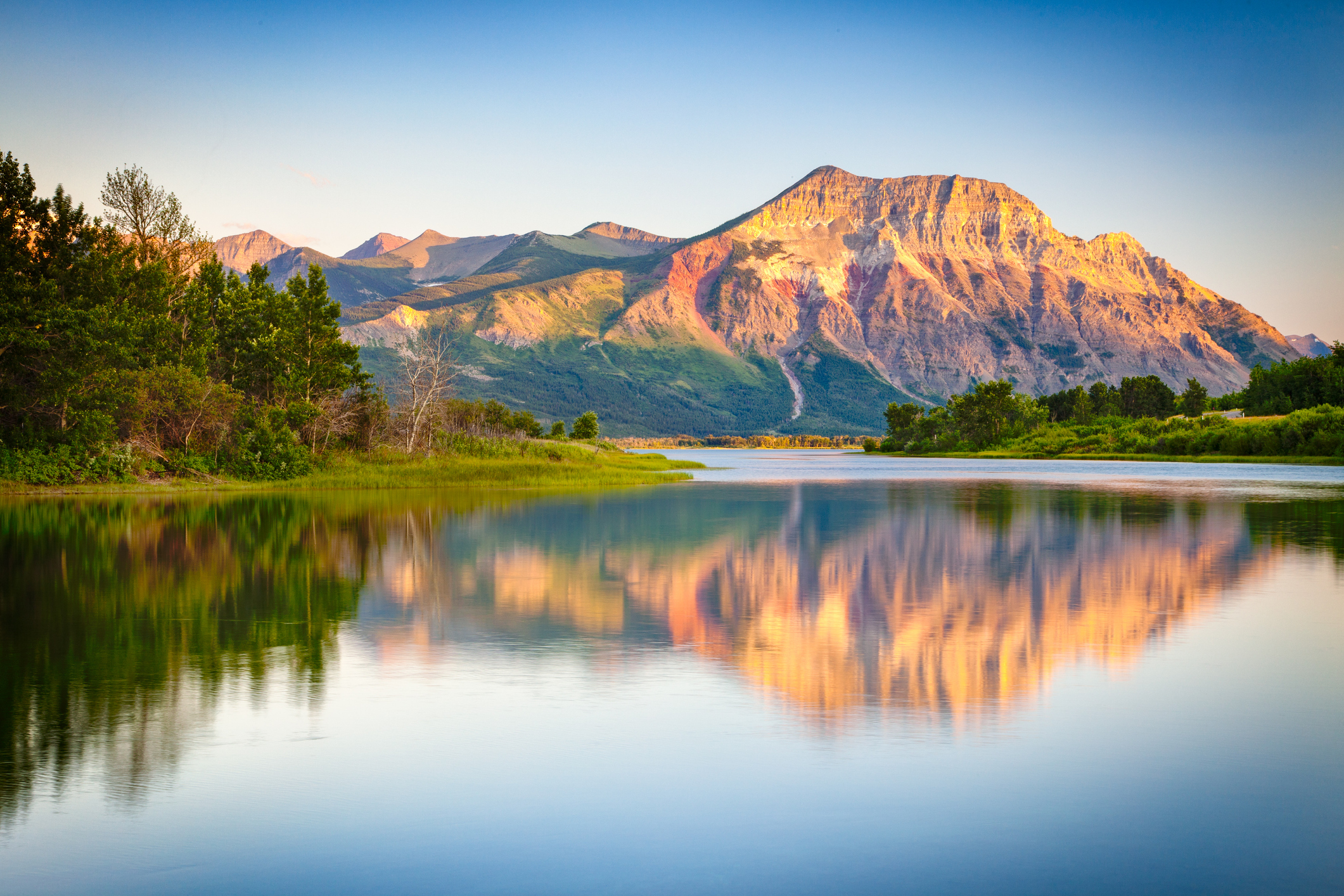 Summer evening in Waterton Lake
