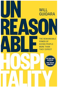 book cover " Unreasonable hospitality"