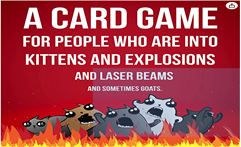 Image of card game- Exploding Kittens