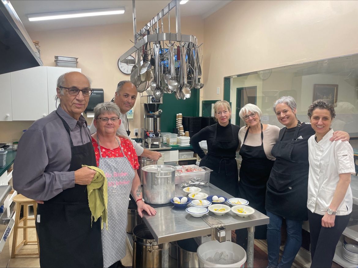 Team photo at Hope Cottage Kitchen.